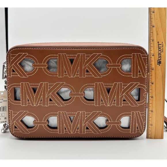 Michael Kors Jet Set Large Open Luggage Brown East West Crossbody 32S4SJ6C7P NWT - Picture 14 of 16